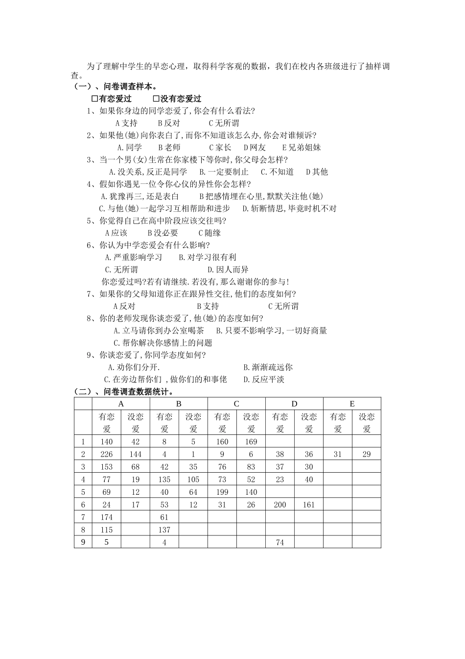 关于中学生早恋现象的调查研究_第3页