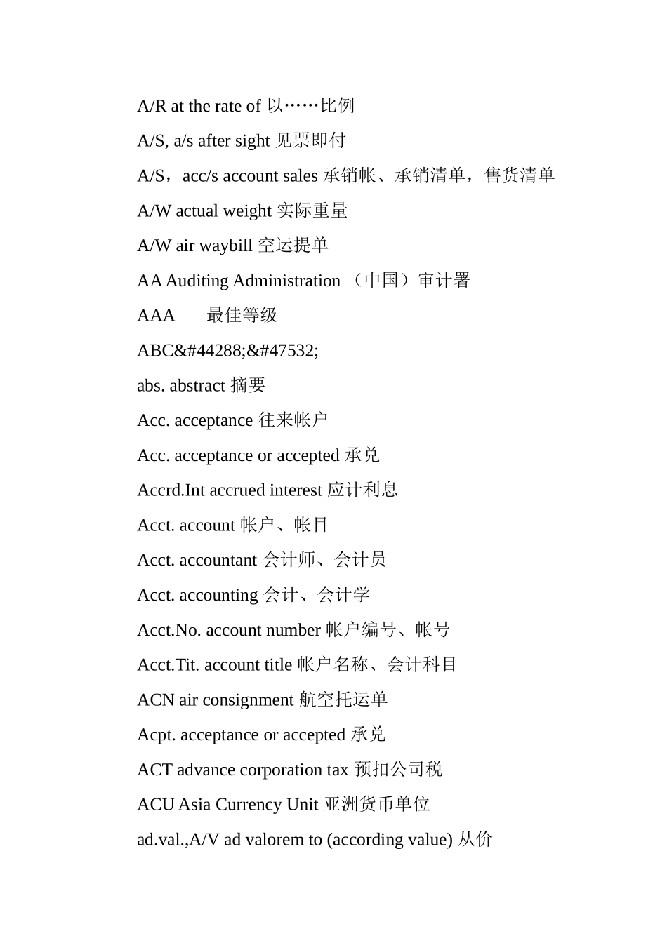 商务英语常用缩写汇编_第2页