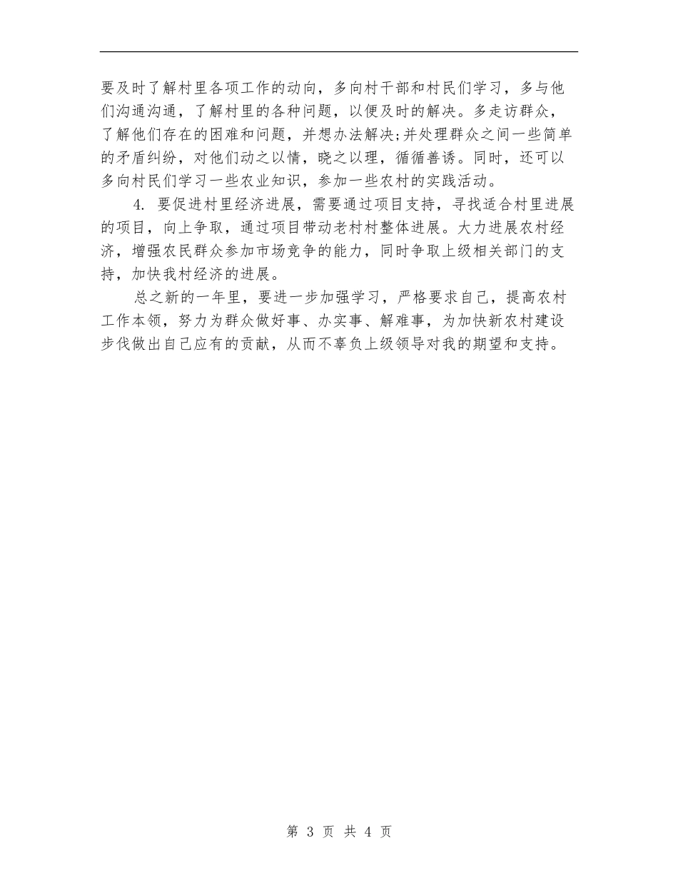 2024年大学生村官工作计划选文_第3页