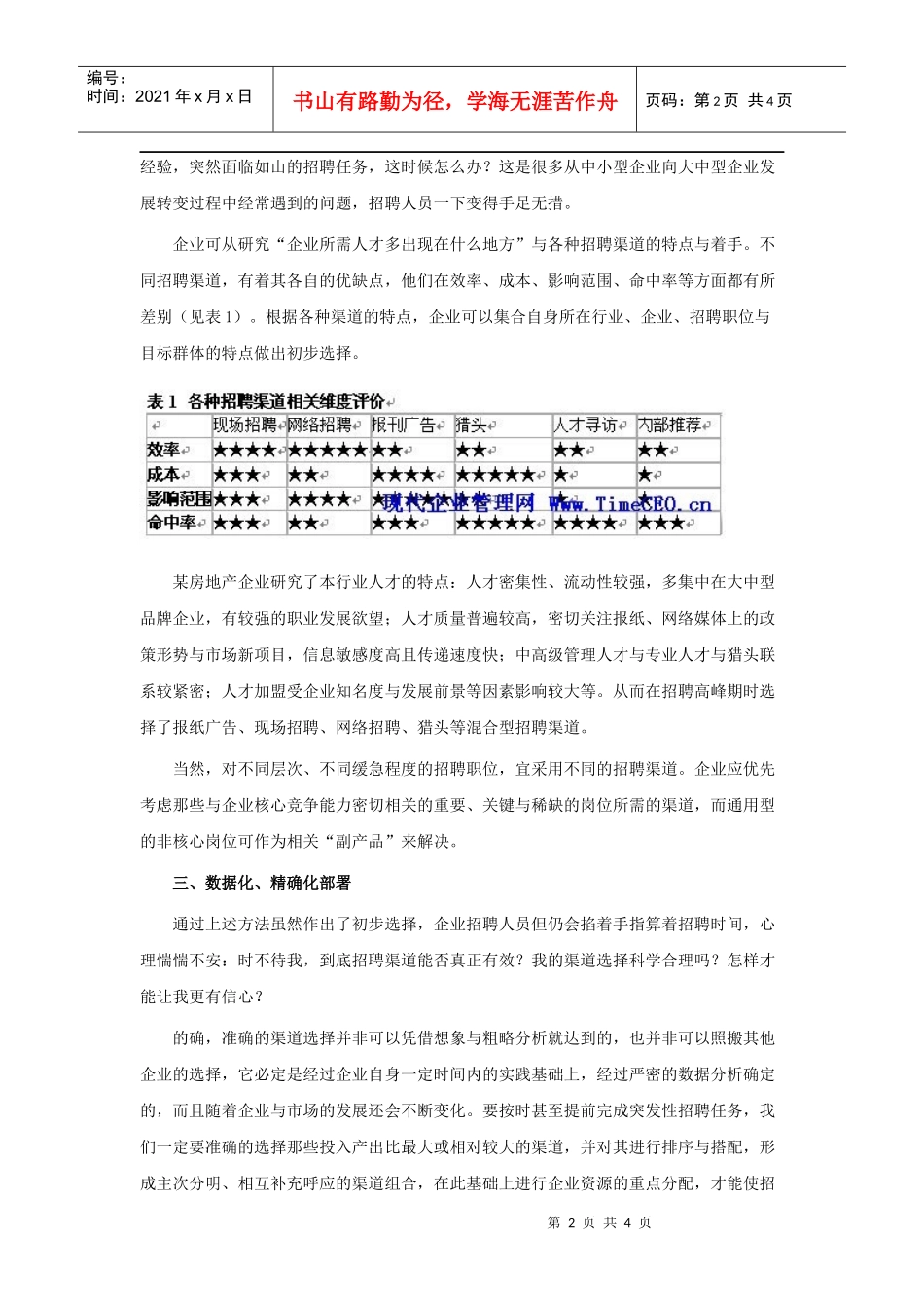 突发性企业招聘的渠道之战_第2页