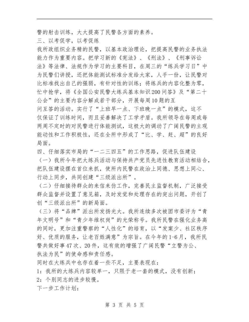公安派出所大练兵半年总结_第3页
