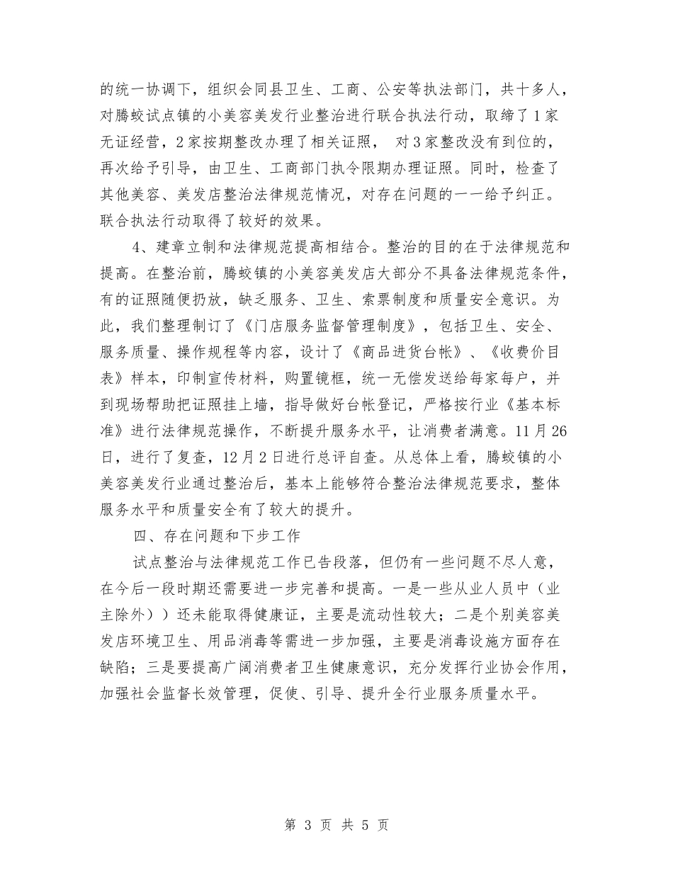 2024年美容美发行业整治年终工作总结与2024年美工个人年终总结汇编_第3页