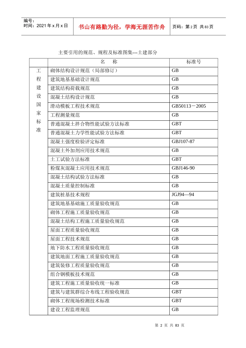 某水泥厂施工组织设计总方案培训资料_第2页