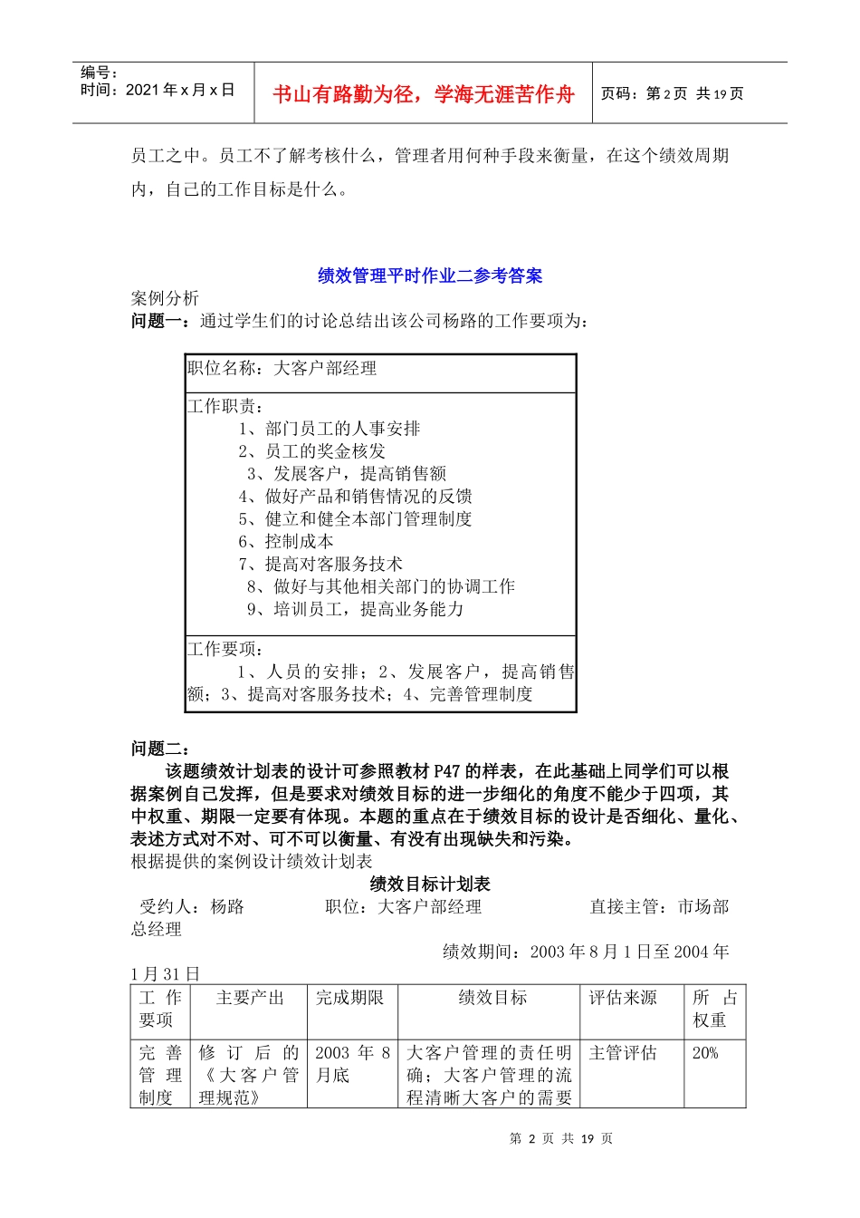 绩效管理形成性测试答案_第2页