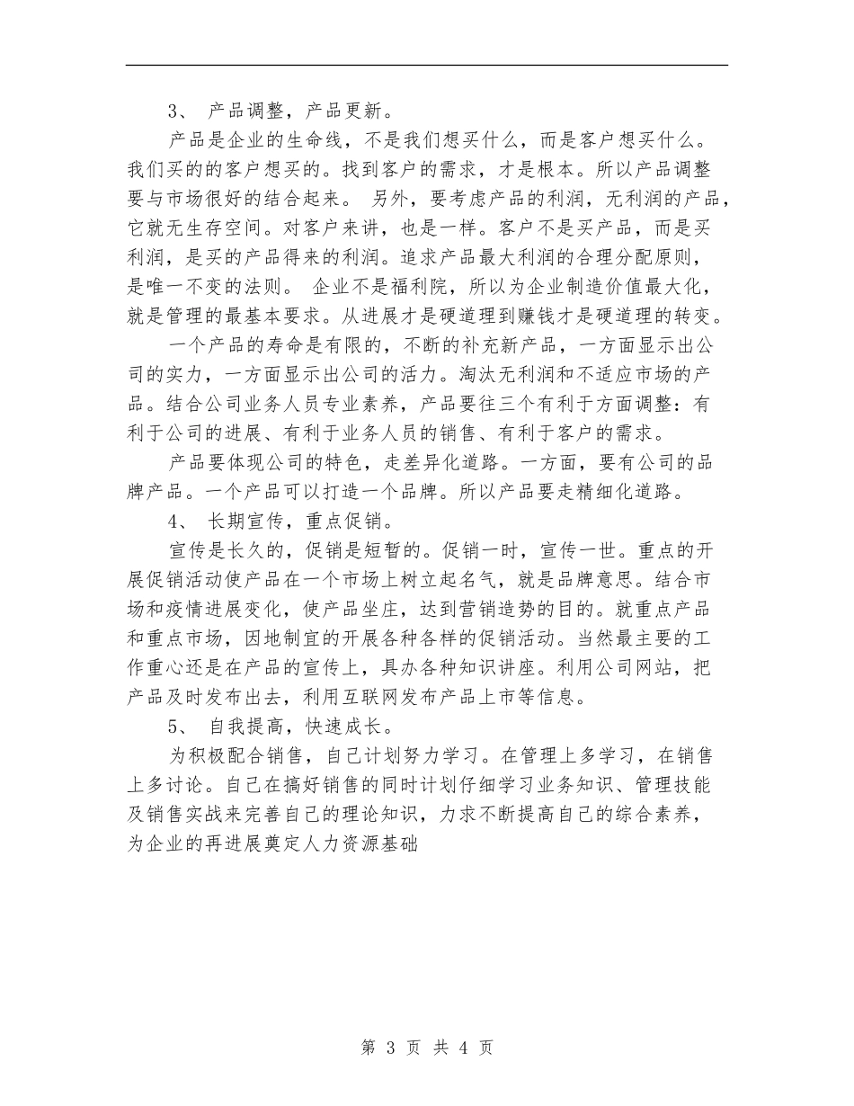 明年销售工作计划表_第3页