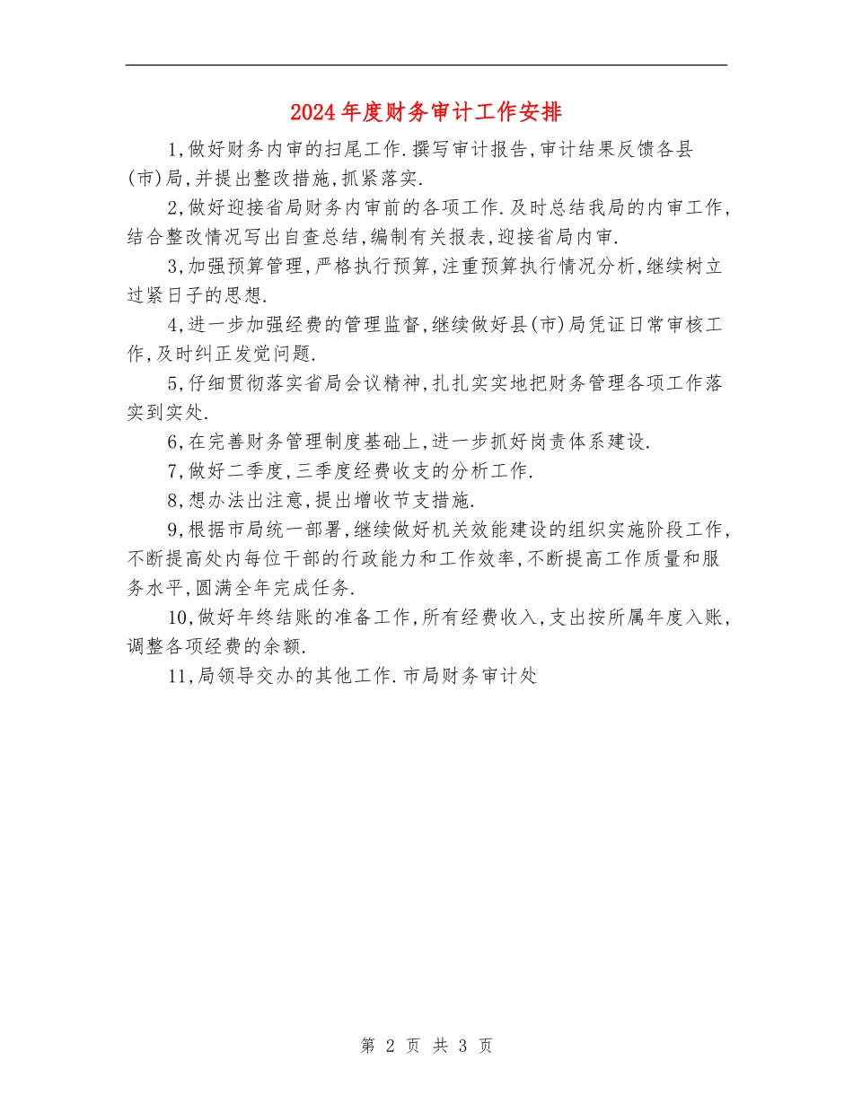 2024年度财务审计工作安排_第2页