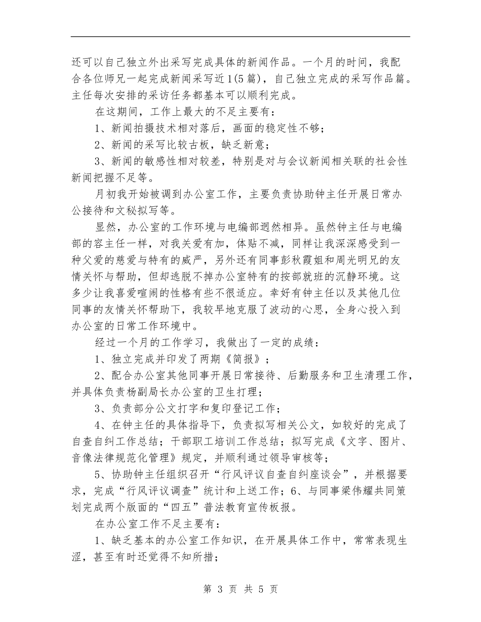 新闻行业个人述职述廉_第3页