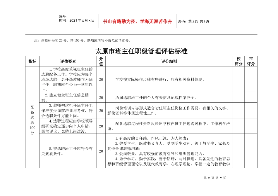班主任职级评定标准_第2页
