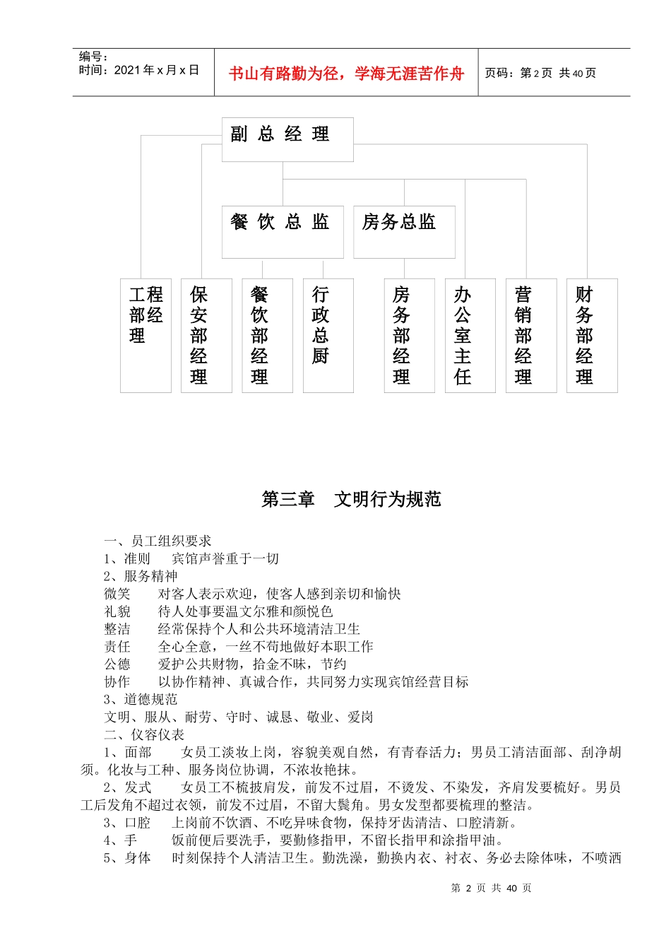 星级酒店员工手册_第3页