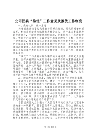 公司团委“推优”工作意见及推优工作规章制度  (2)
