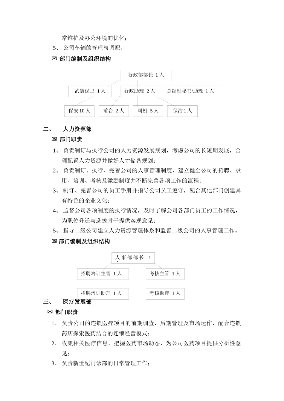 股份公司行政划分方案_第2页