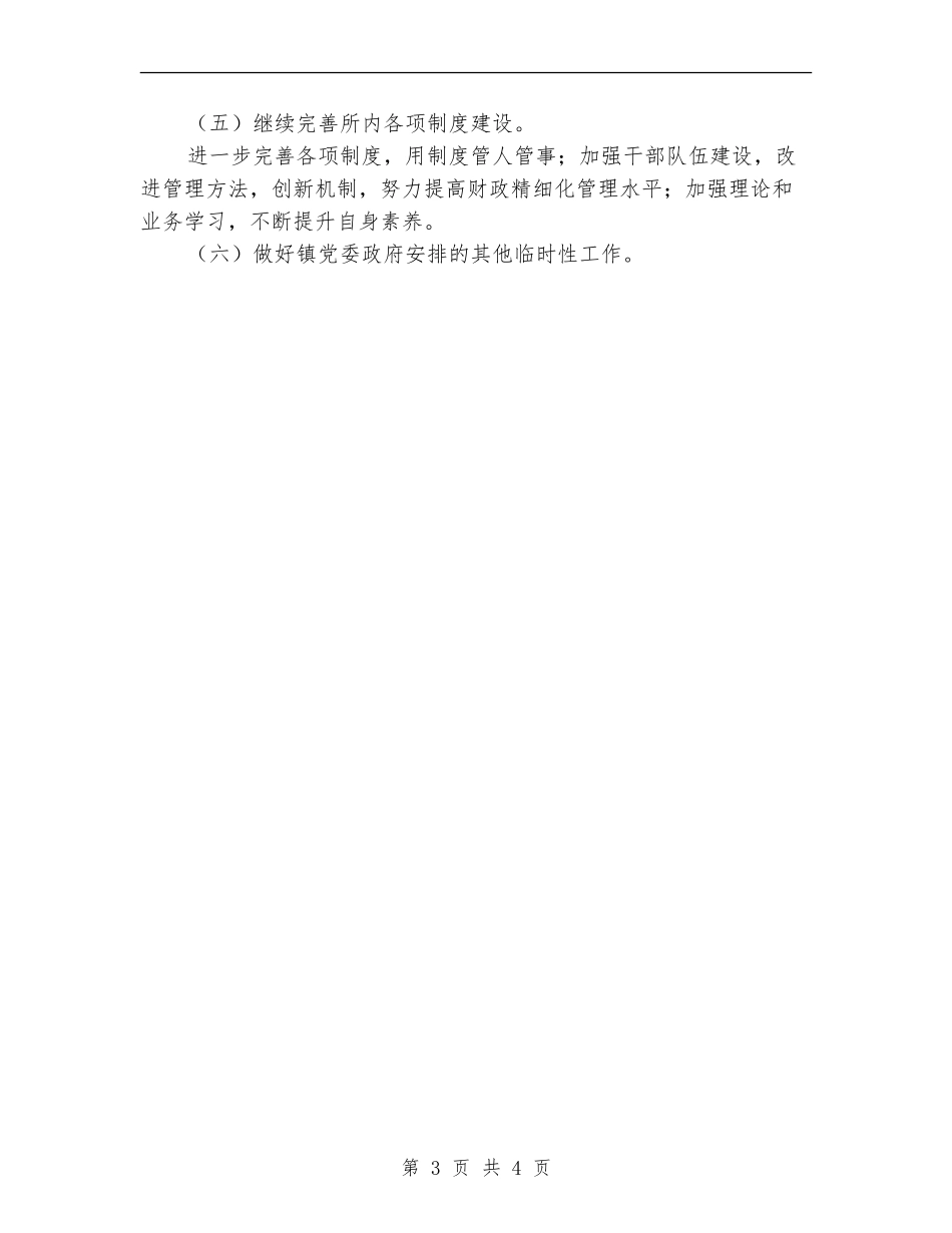 乡镇财政所2024年工作计划_第3页