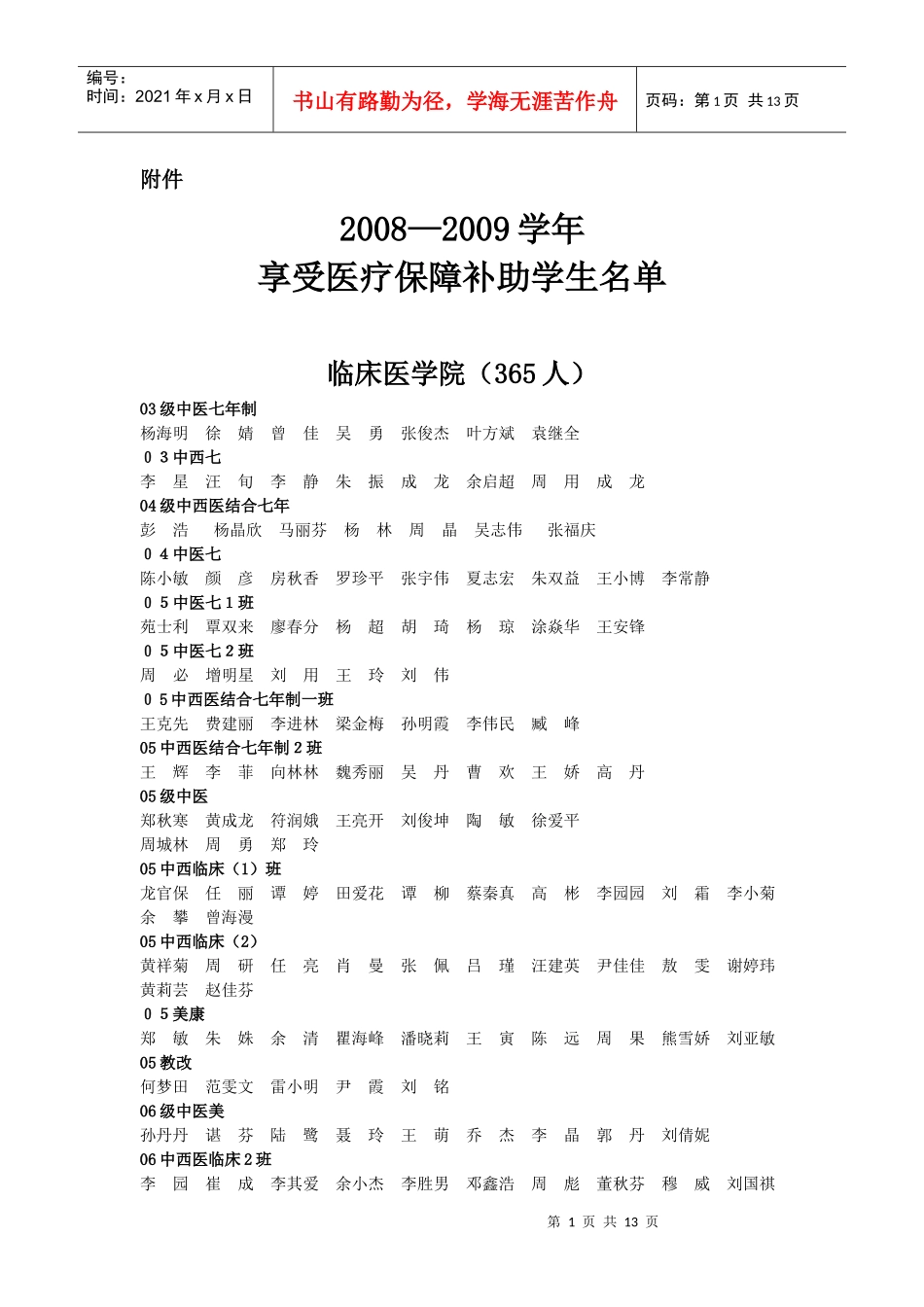 院（系）资助工作秘书签名：_第1页