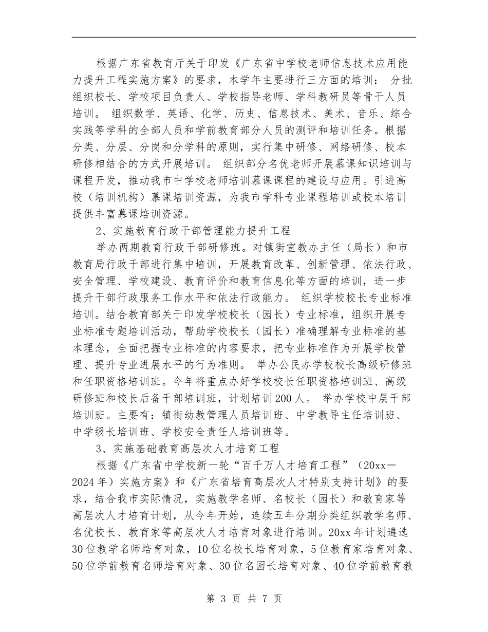 教师培训项目计划书范例_第3页
