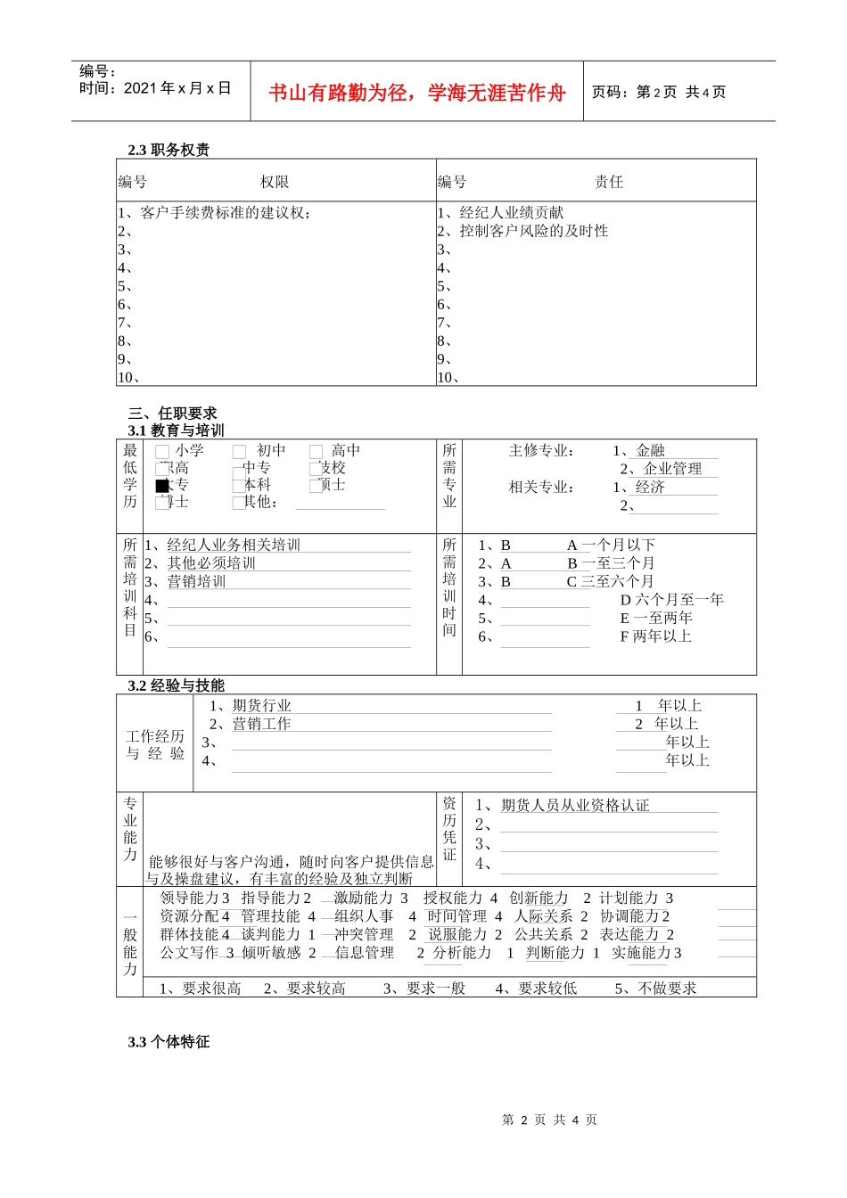 营业部经纪人岗位职责_第2页