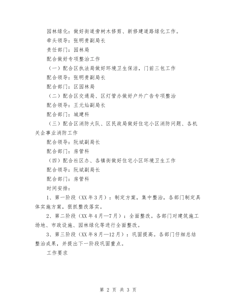 全国文明城区集中整顿方案_第2页