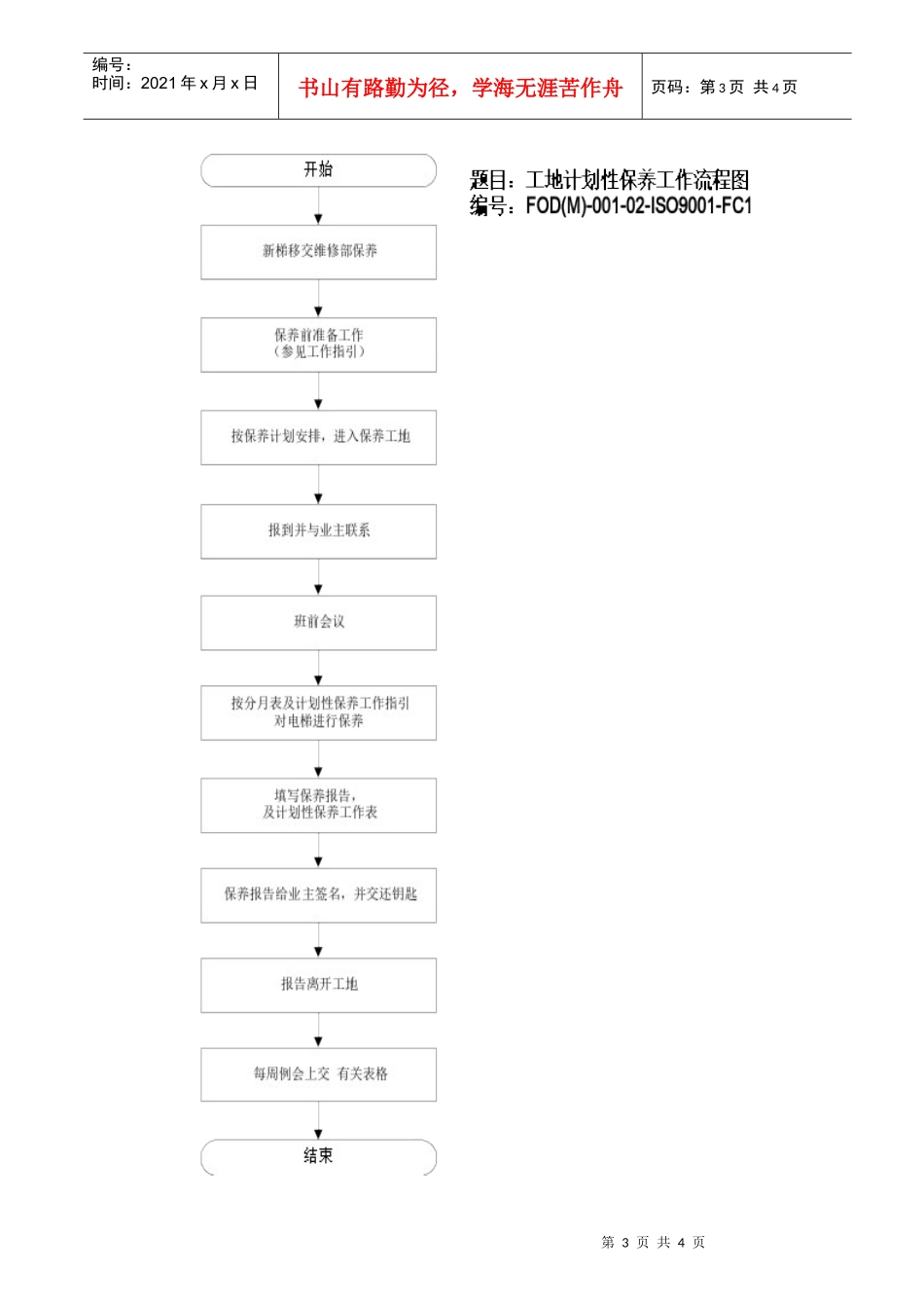 电梯工地计划性保养工作指引_第3页