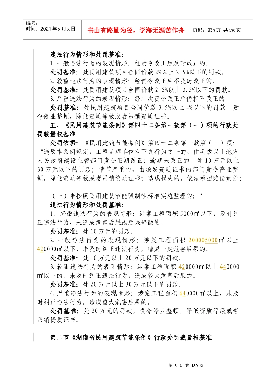 湖南省住房和城乡建设厅行政处罚裁量权基准_第3页