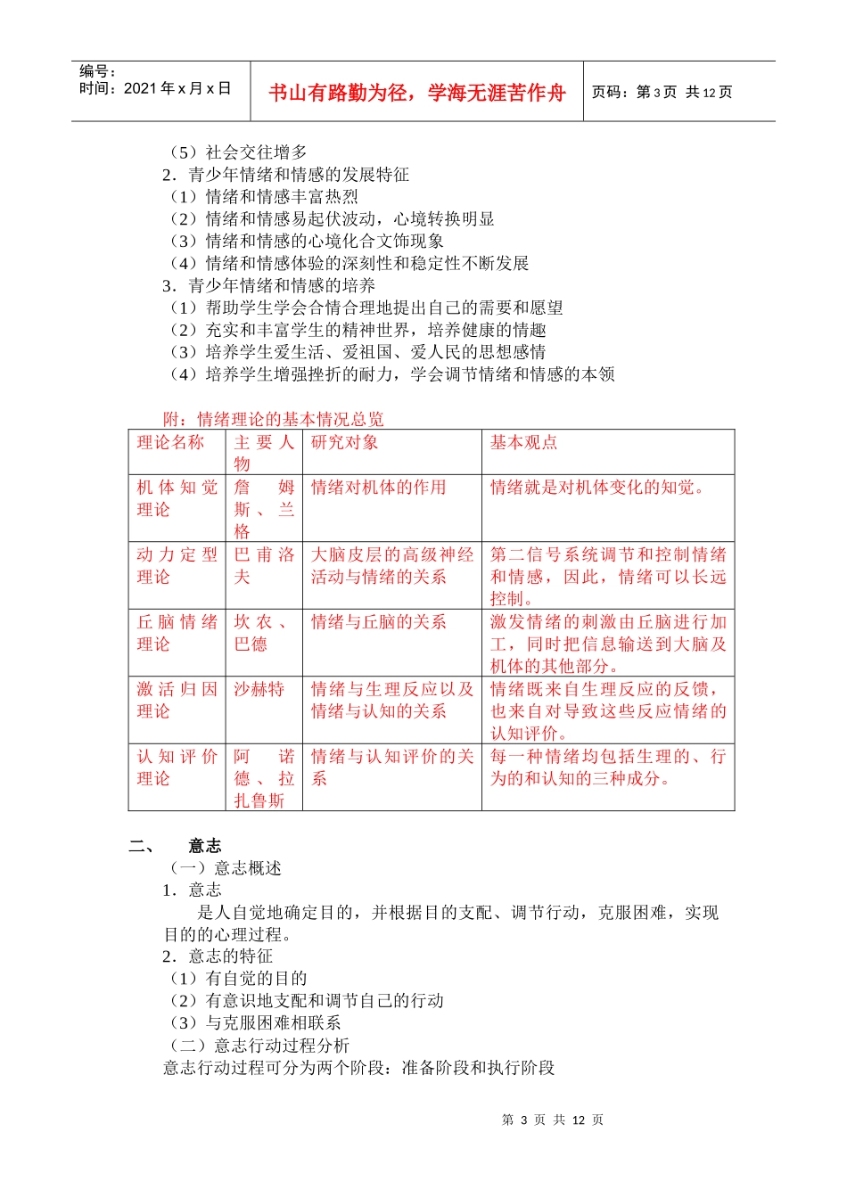 第三讲 情绪、情感和意志_第3页