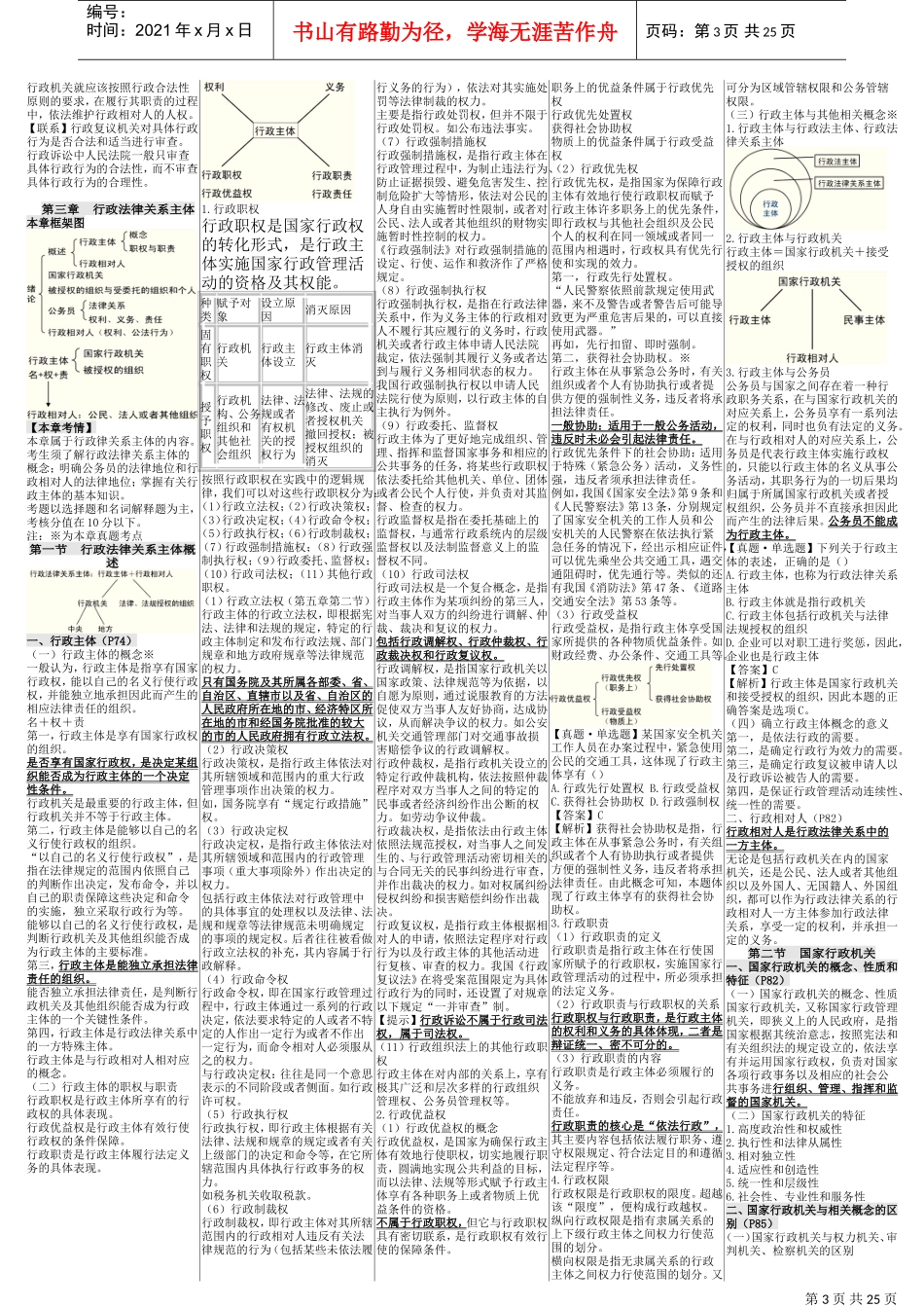 行政法学笔记大全_第3页