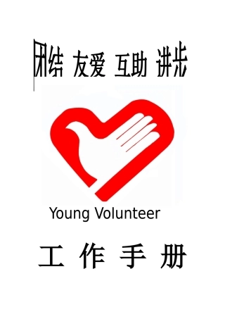 青年志愿者工作手册高教