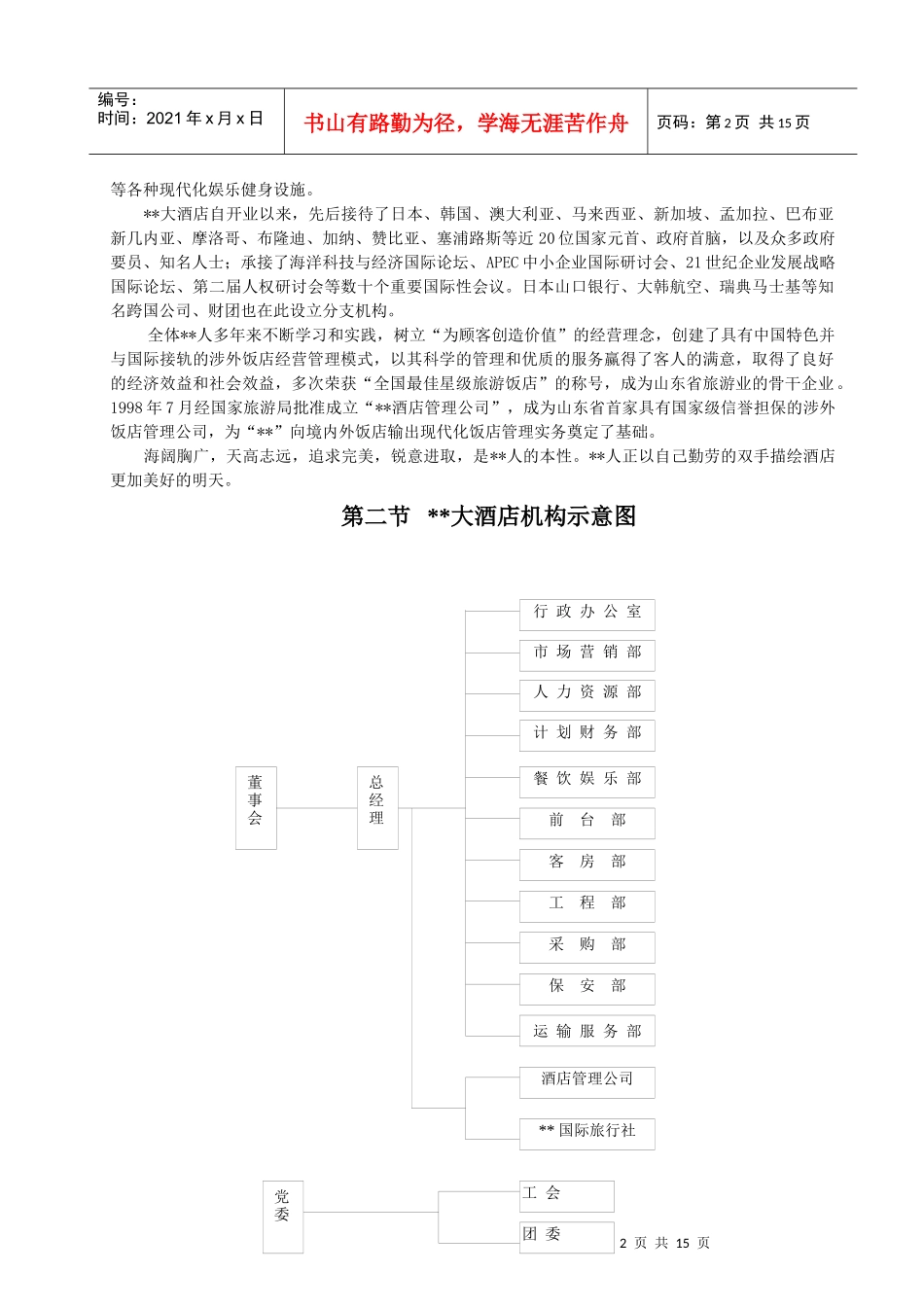 星级酒店员工手册8156920773_第2页