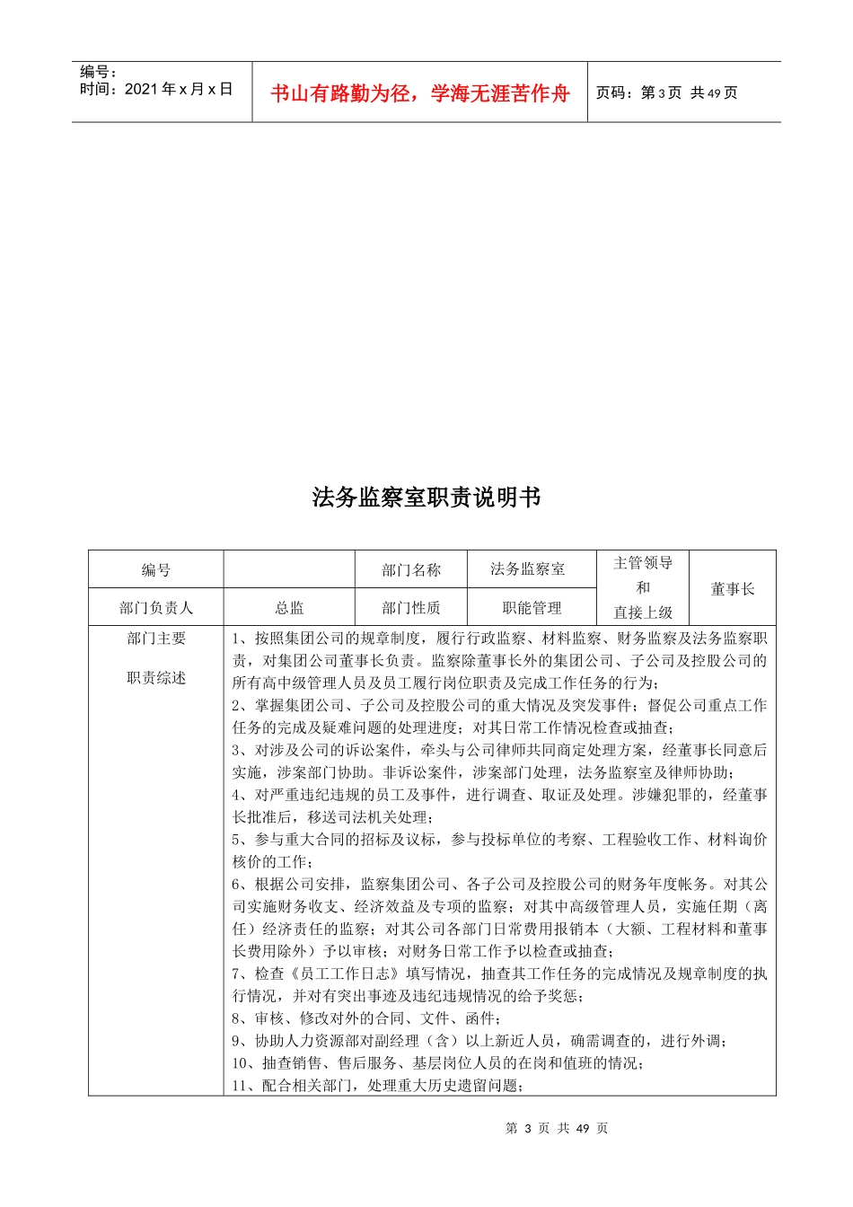 房产公司各部门岗位职责_第3页