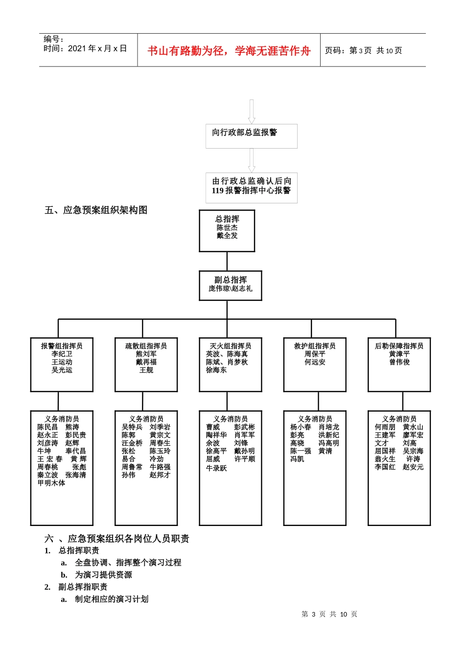 敏华(惠州)消防疏散演习计划_第3页