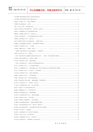 职业发展原理与实践论坛答卷汇编