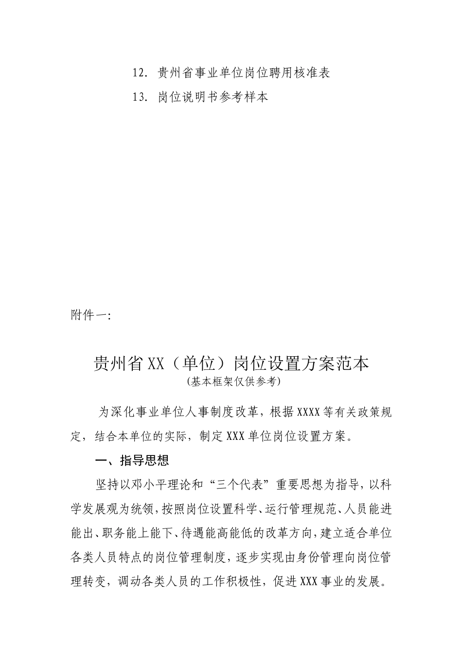 贵州省事业单位岗位设置审核表汇编_第2页