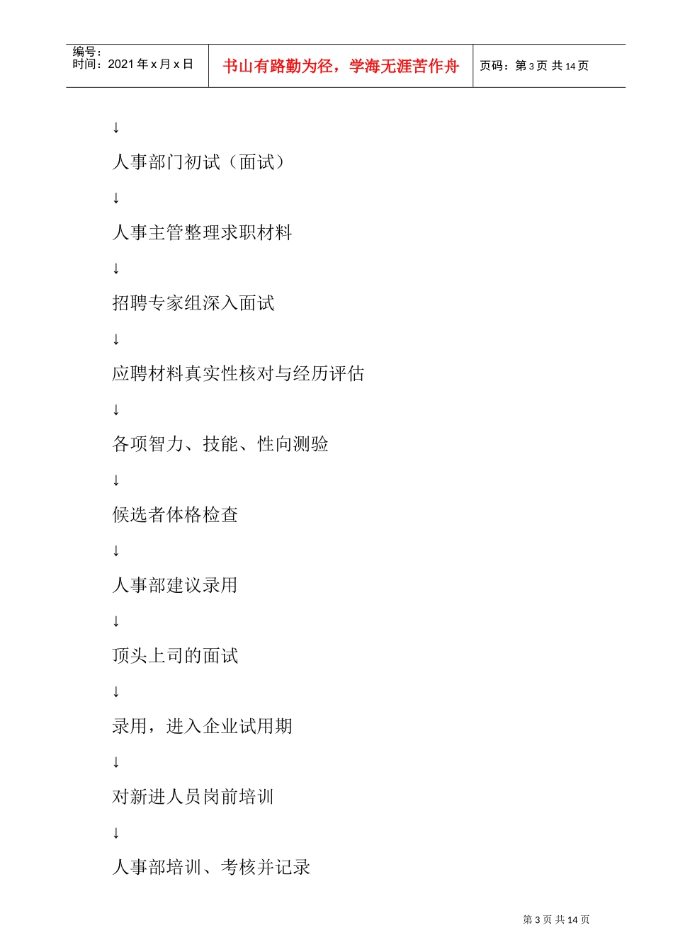 招聘计划与招聘策略_第3页
