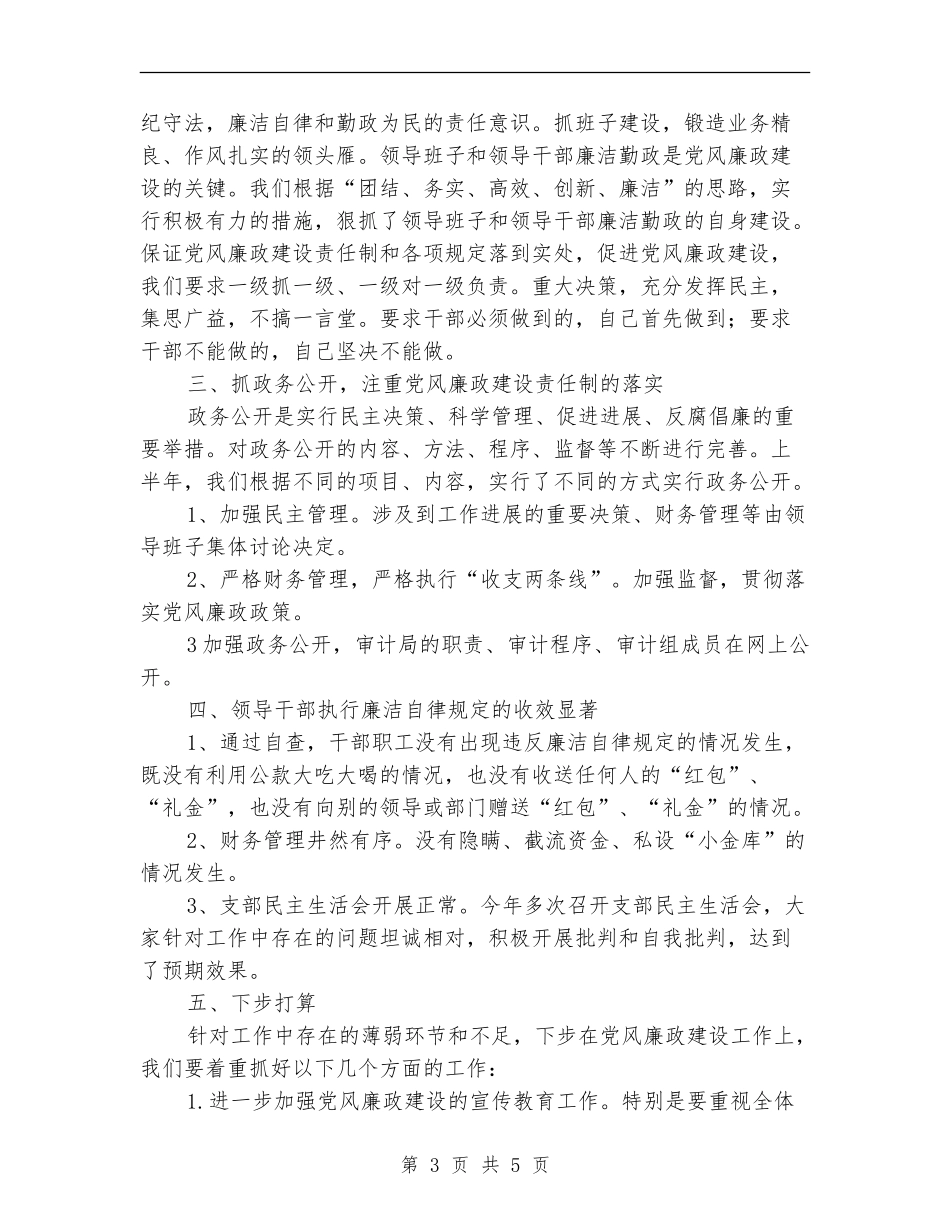 审计局党风廉政建设半年总结_第3页