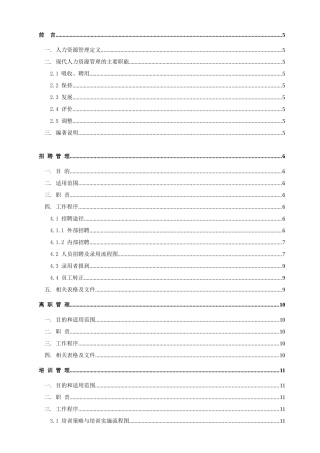 现代人力资源全集培训