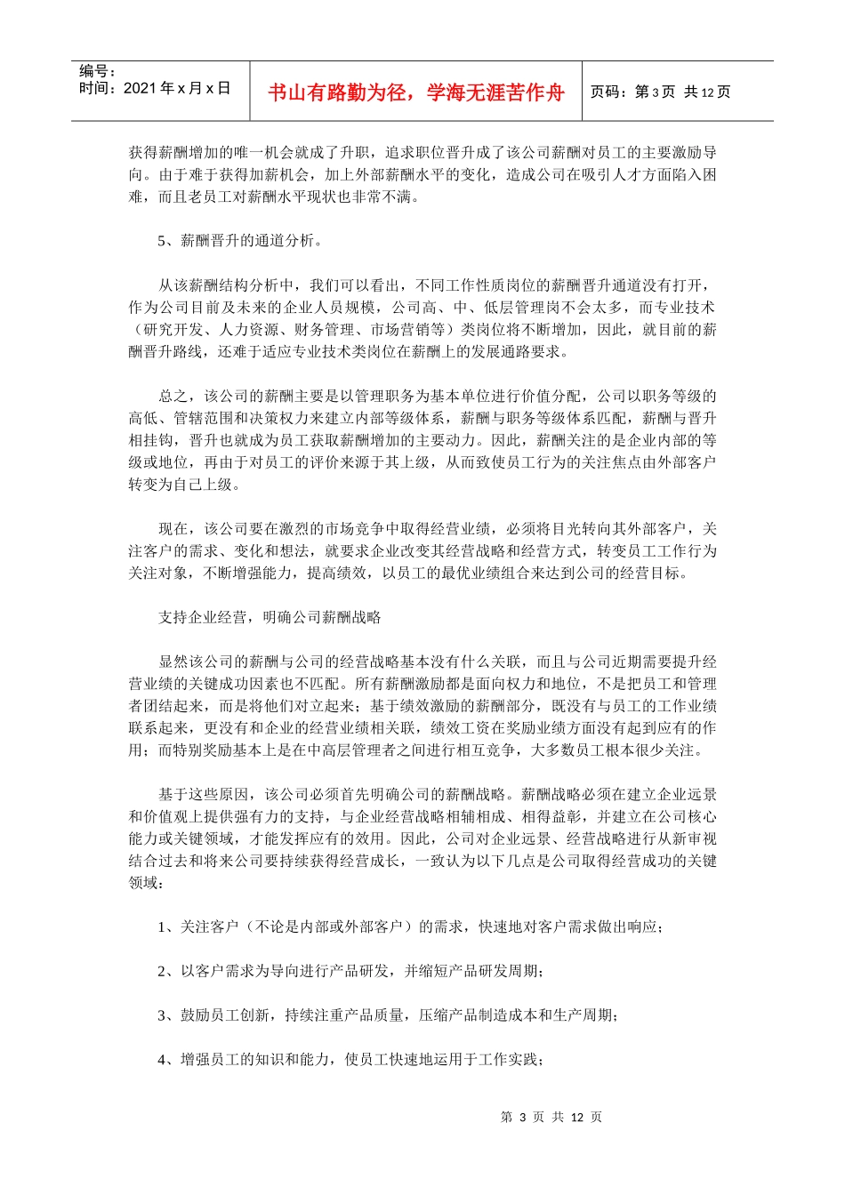 某公司+薪酬体系设计_第3页