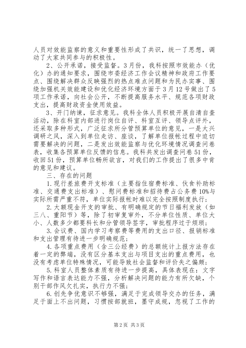 20XX年基层效能建设自查报告_第2页