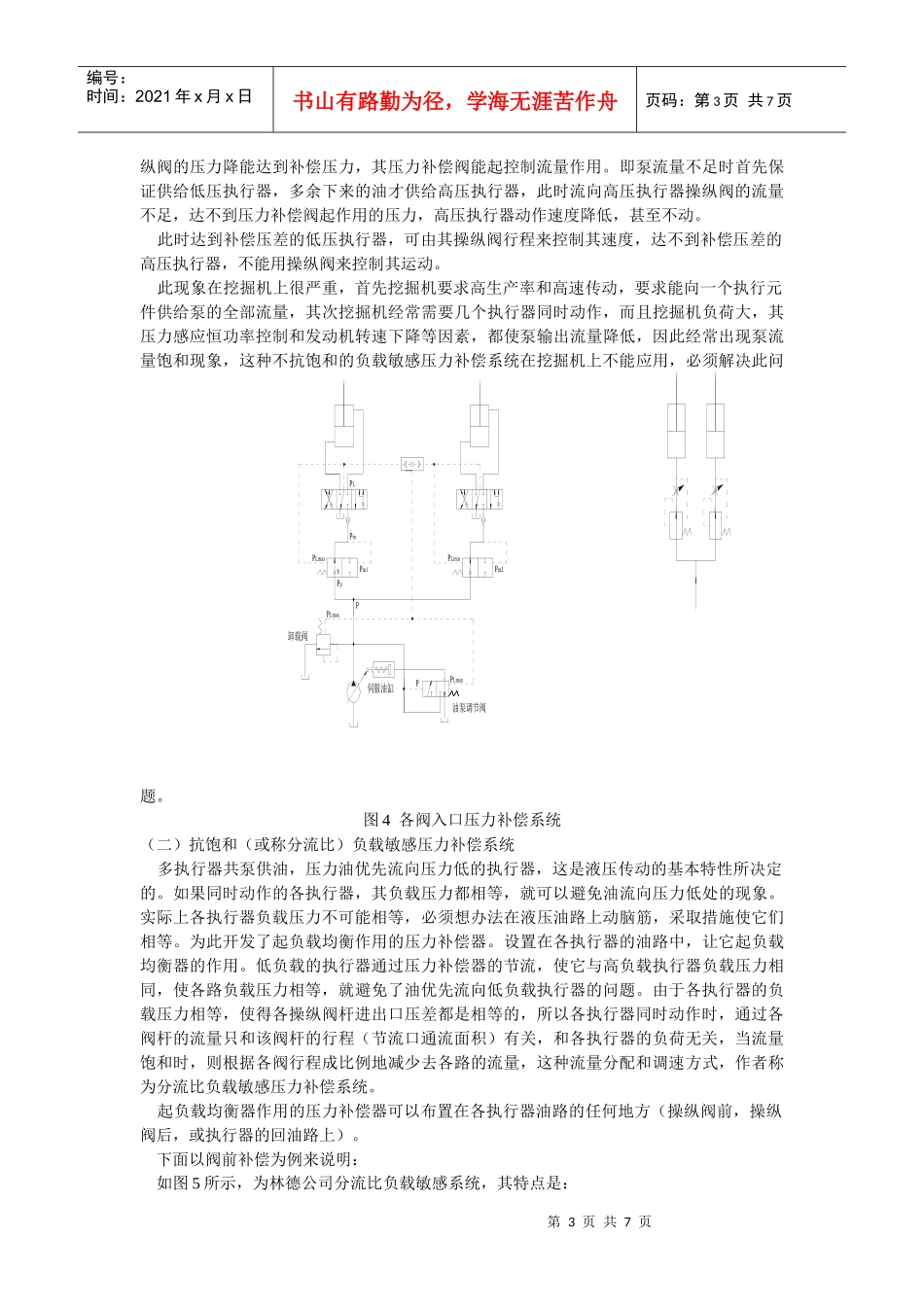开中心和闭中心液压系统工作特点和优缺点分析_第3页