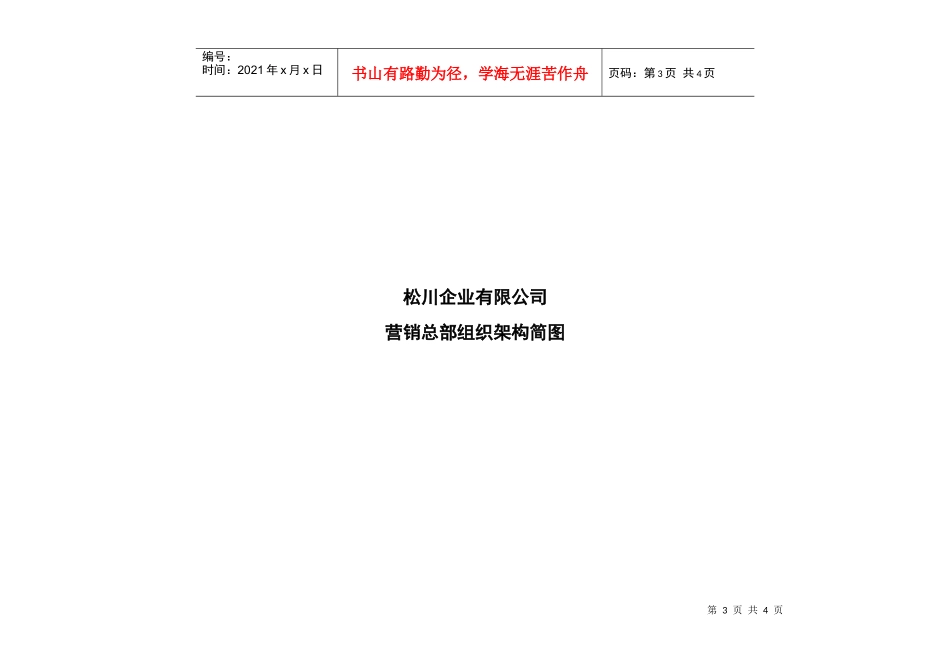 经营管理类-行政主任岗位职责说明书_第3页