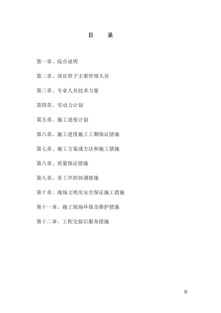 精装修施工方案培训资料