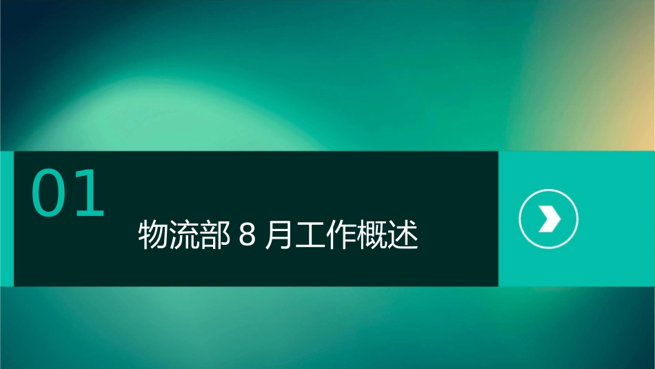 物流部8月月报课件_第3页