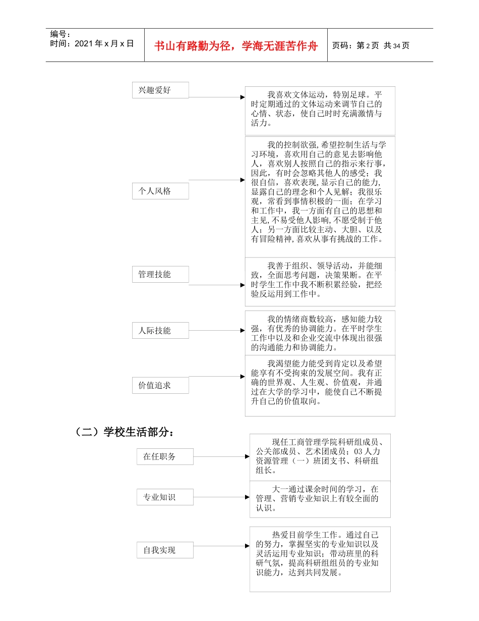 职业生涯条件分析与总规划_第3页