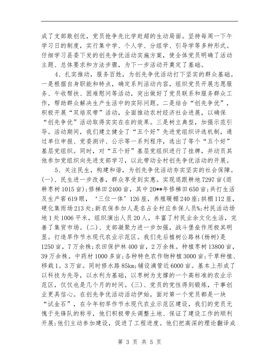 村支部创先争优自查整改_第3页