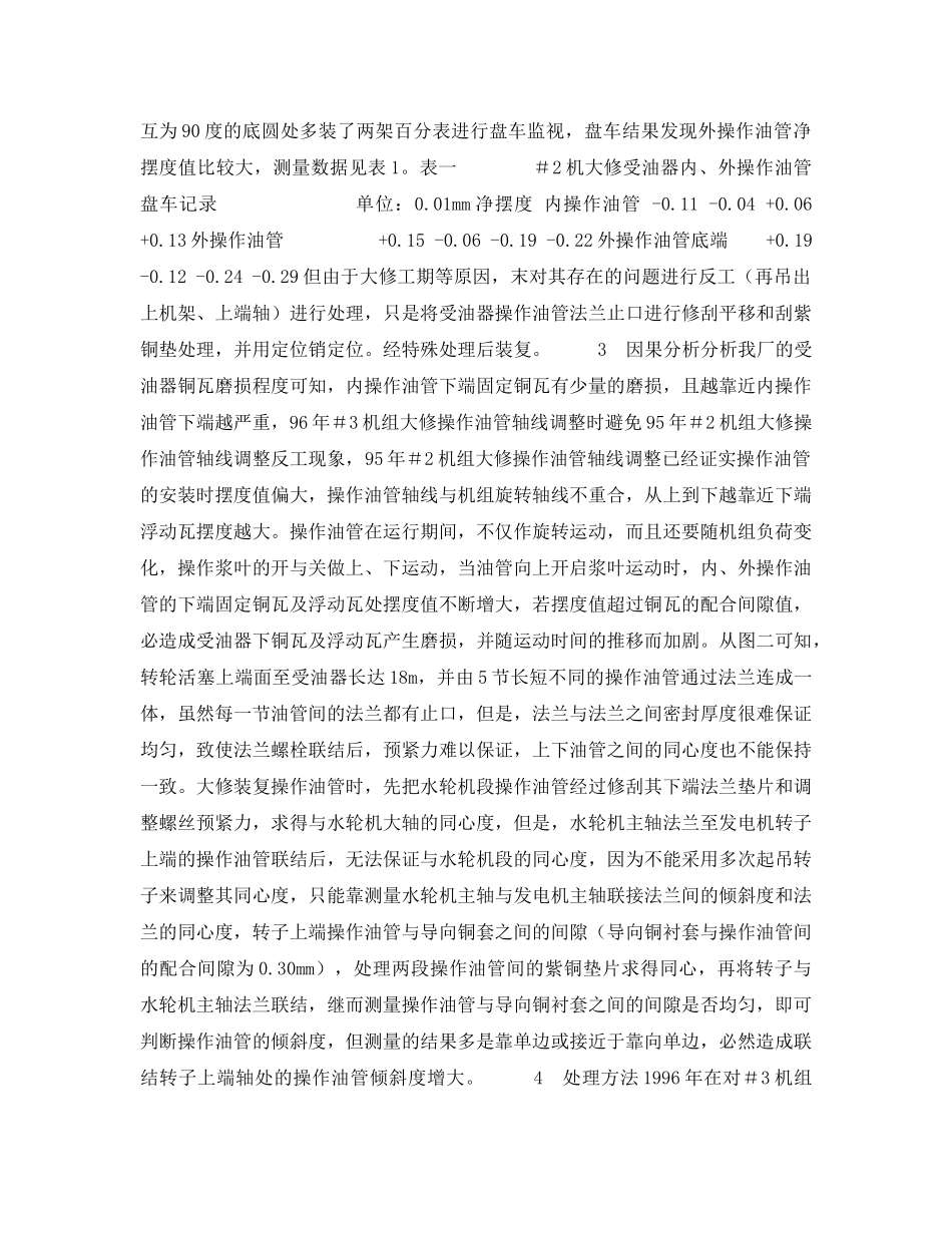 《安全技术》之受油器铜瓦磨损原因分析及处理 _第2页