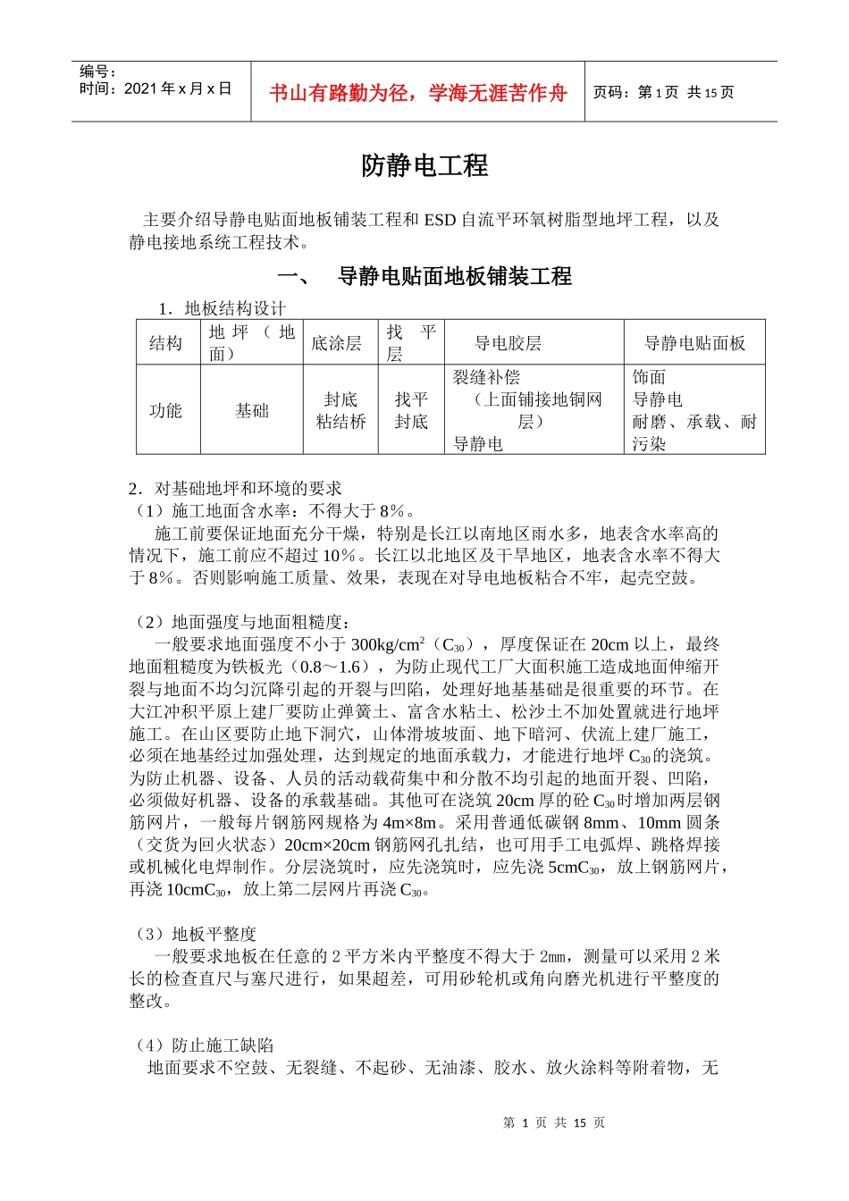 防静电工程 培训教材之四_第1页