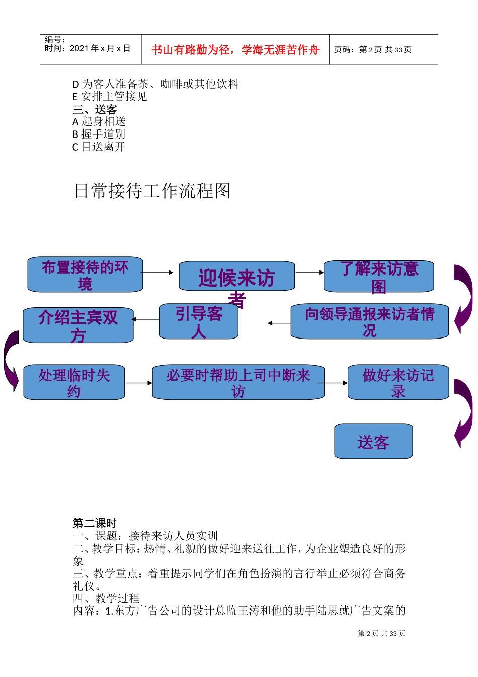 财经文员岗位实训教案(DOC40页)_第2页