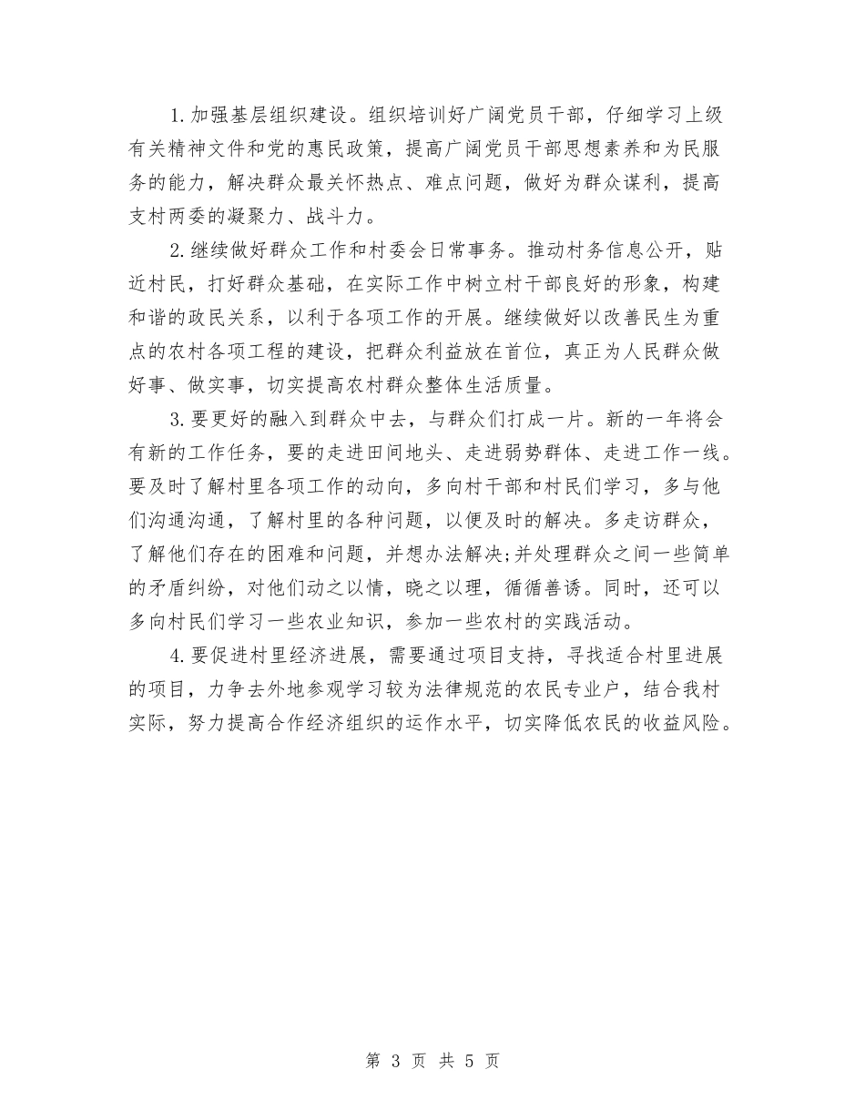 2024年村委会工作计划与2024年村委会工作计划1汇编_第3页