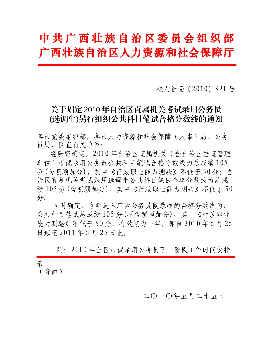 广西XXXX年公务员考试面试分数线-广西警官高等专科学校_第1页