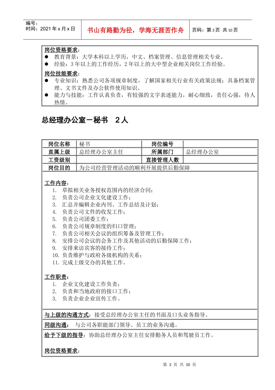 总经办岗位职责_第3页