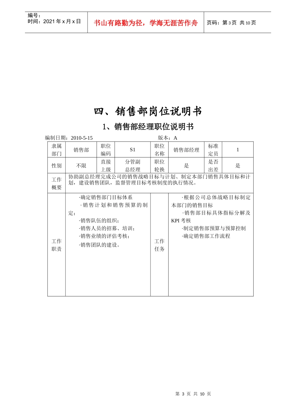 销售部职能说明_第3页