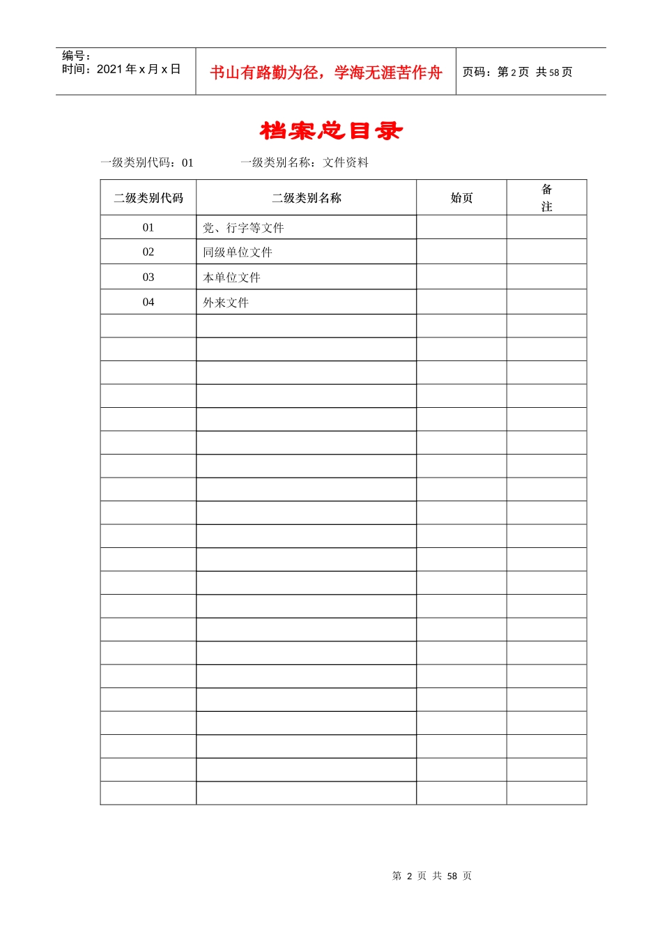 系部档案建设细则_第2页