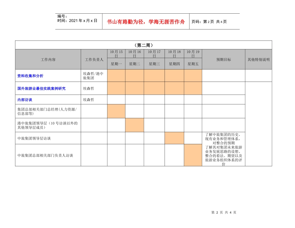 港中旅集团项目详细工作计划_第2页
